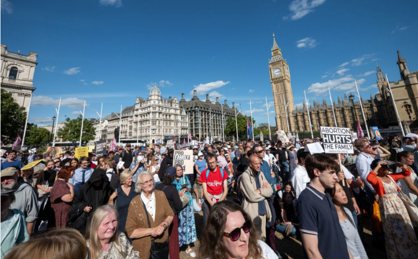 Londres: Obispos encabezan marcha por la vida, tras un debate sobre la ley del aborto en el Reino Unido